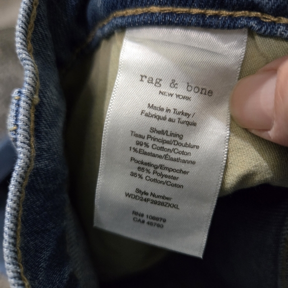 Rag & Bone Peyton Bootcut Jeans In Klaudia, Size 27, NWT - Picture 14 of 15